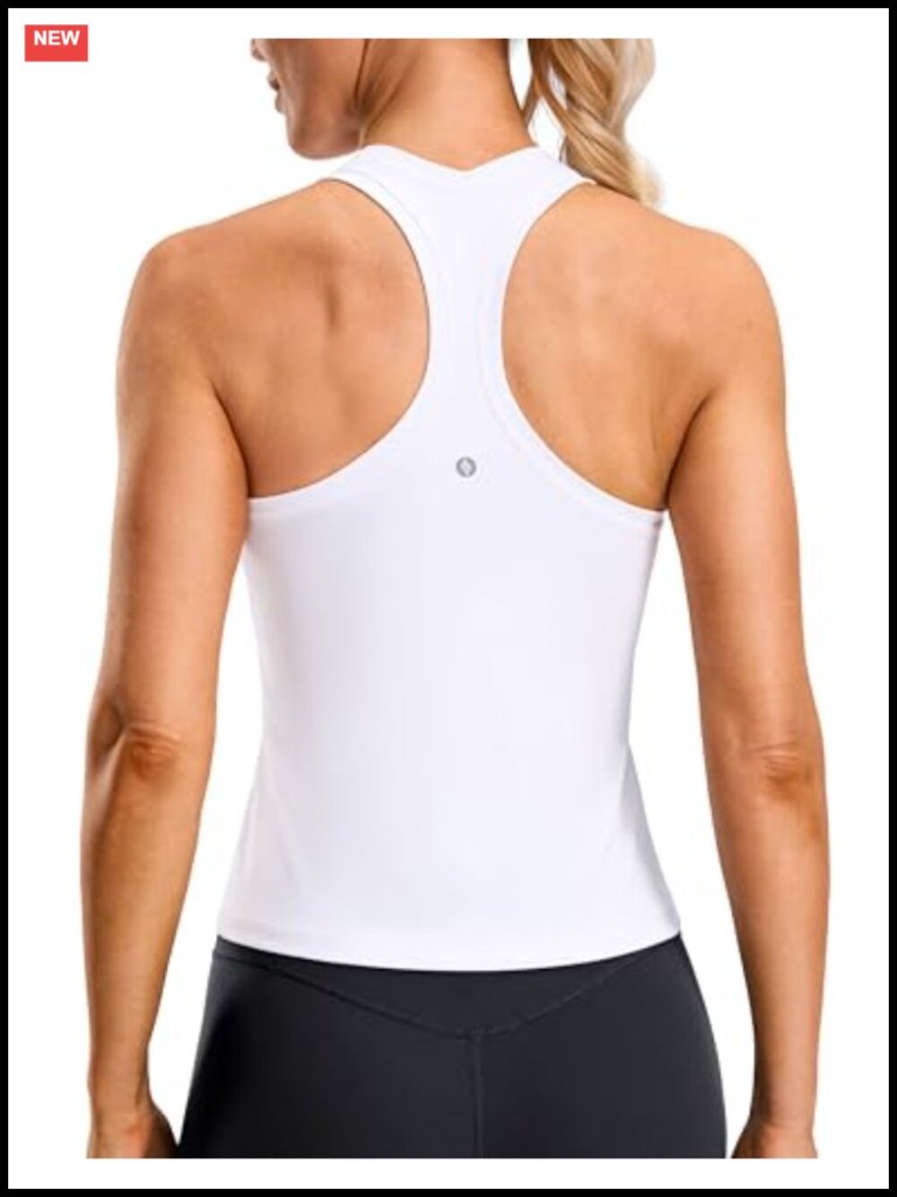 Women's Sleeveless Racerback Workout Tank Top Scoop Neck Gym Yoga Shirt